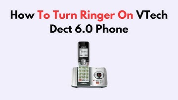 How to Turn On Ringer on VTech DECT 6.0 Phone – Resume Ringing for Calls