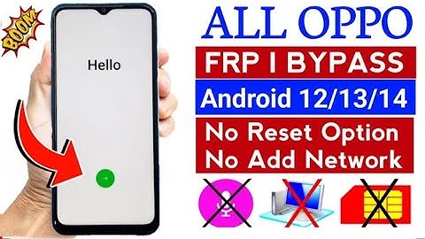 OPPO mobile Frp bypass Android 12/13/14 easy mathad  | All oppo Frp bypass 