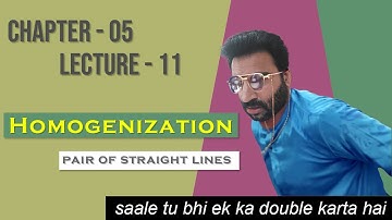 Homogenization |  Pair of Straight Lines | Coordinate Geometry | IIT JEE Maths | Mathbook