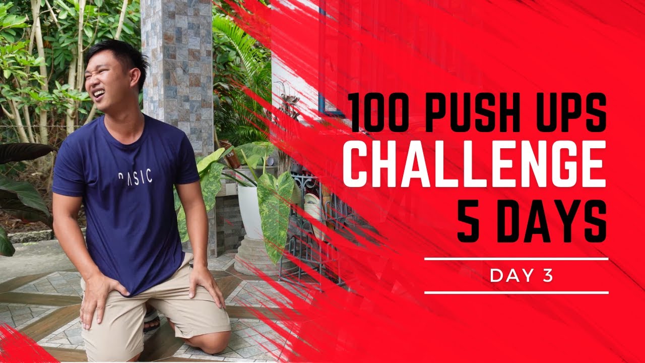 DAY 3 || 100 PUSH UPS CHALLENGE - YouTube