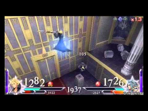 DDFFアドパ対戦　クラウド対ウォーリアオブライト