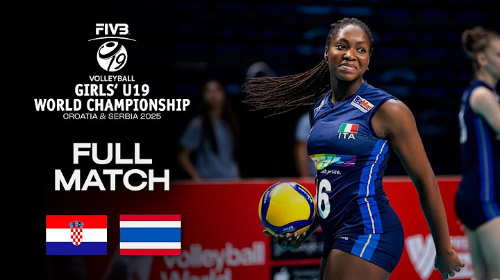 Croatia vs. Thailand - Pool A (CRO) | Girls' U19 World Champs 2025 - Full Match