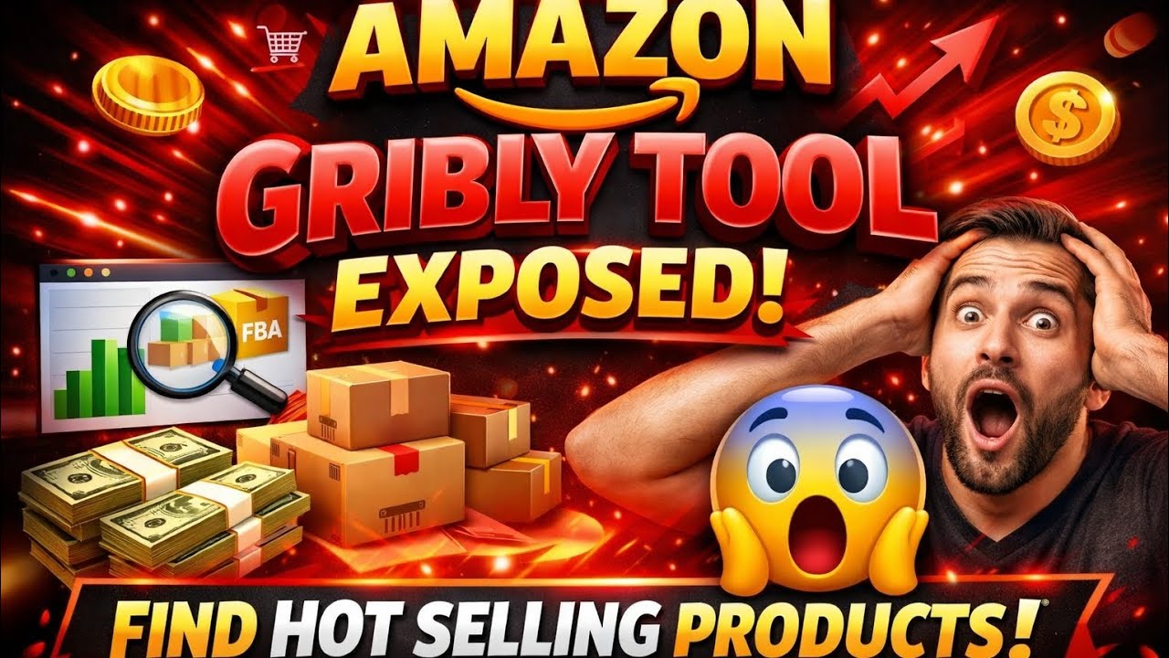 Amazon Gribly Tool Se Winning Products Kaise Dhondein? | Amazon FBA Complete Guide 2026 🔥