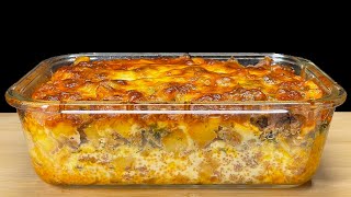 Potatoes and minced meat🔝You will never buy lasagna again! Simple and delicious recipe