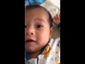 Baby 2months and 3days trying to talk to his mummy