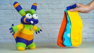 Sewing for beginners🌼 How to make socks dolls from free pattern🌼 Tips & tricks🌼 DIY Tutorial 4