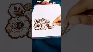 Beautiful mehndi flower Bunch part 3 tutorial😍 || Subscribe for more #shorts #mehndi #mehndidesign