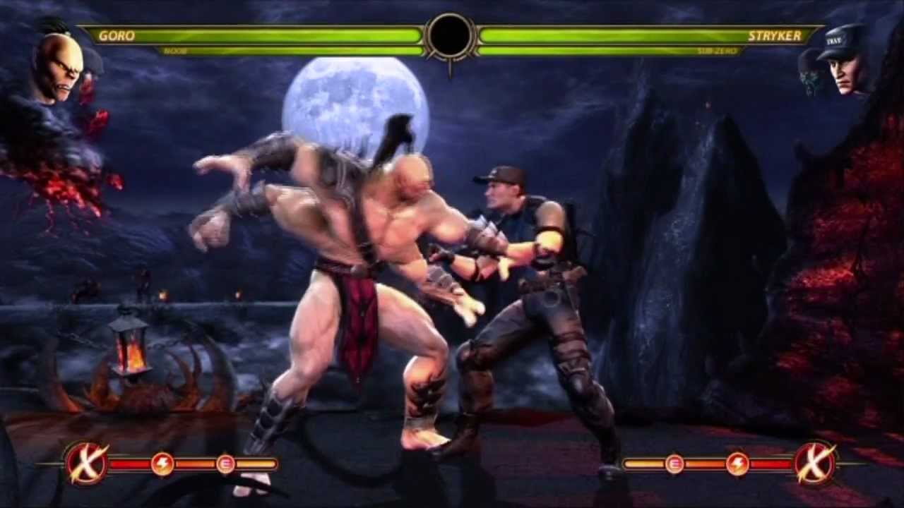 Как делать супер удар. MK 9 Goro. Kintaro mk9. Mortal Kombat удары супер Кинтаро.