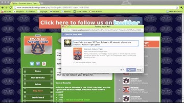 How to: Share your score on Facebook and Twitter