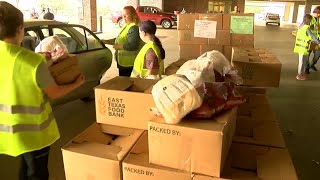 WebXtra: East Texas Food Bank distributes 1,200 holiday meals at Tyler church