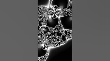Monochrome Mandelbrot Set Zoom in C++ #mandelbrot #cpp #progamming #zoom #shorts