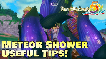 Everything You Should Do During Meteor Showers in Rune Factory 5! Tips & Tricks