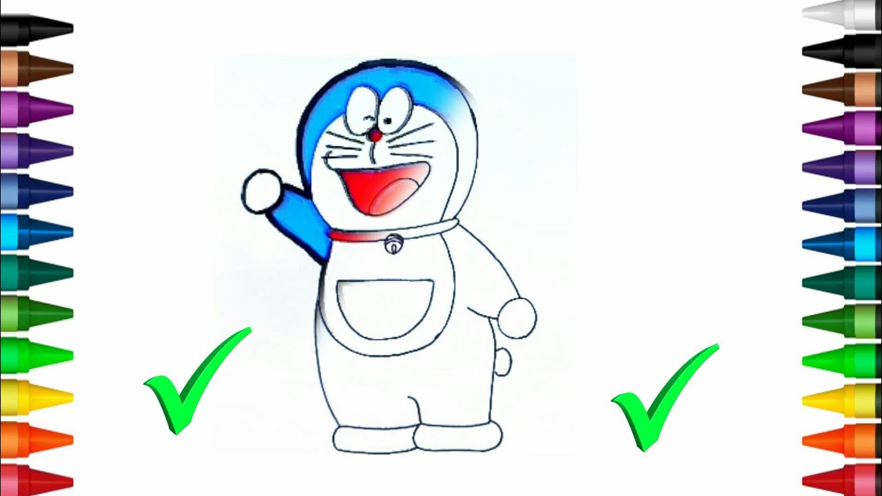 Cara menggambar Doraemon dengan mudah menggambar Doraemon Cara menggambar Doraemon dengan mudah menggambar Doraemon