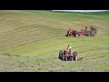 Baling Hay on a Small Dairy Farm  l  Small Squares l  2nd Crop 2021 l  Dairy Farming in Wisconsin