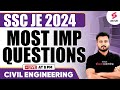 Ssc je 2024 most important question series  ssc je 2024 civil engineering  by shubham sir