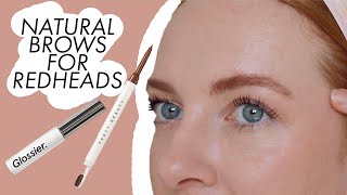 Natural-Looking Eyebrow Products for Redheads (Glossier Boy Brow & Fenty Brow MVP)