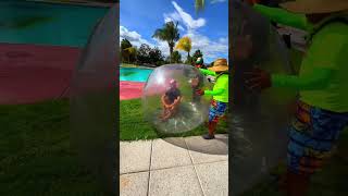 Walking on water in a Zorb ball! #shorts