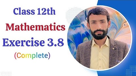 Exercise 3.8, Class 12th Math || Chapter 3 - Integration || 2nd year Math