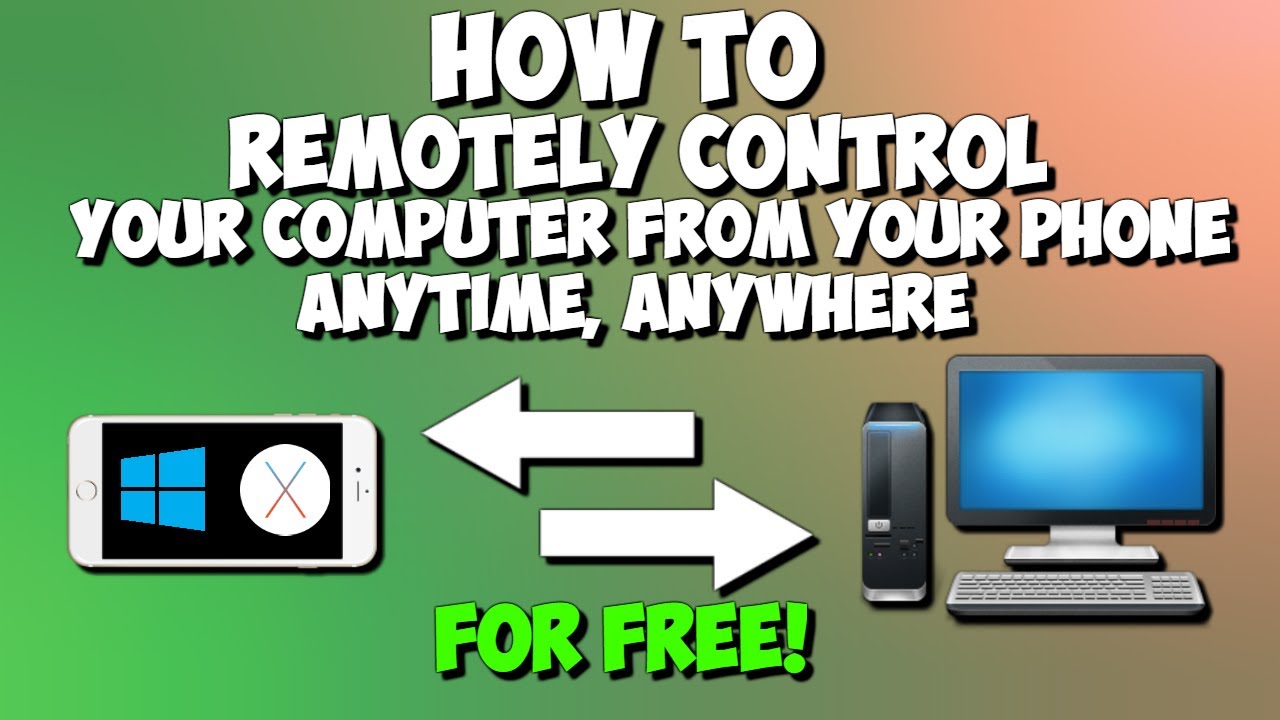 How to Remotely Access your Computer from your Phone for