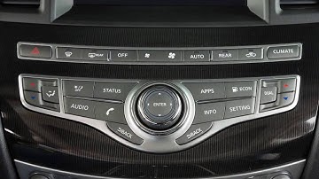 2017 Infiniti QX60 -  Heater and Air Conditioner without Navigation (if so equipped)