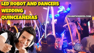 Led Robot for Parties Weddings Quinceañeras Birthdays