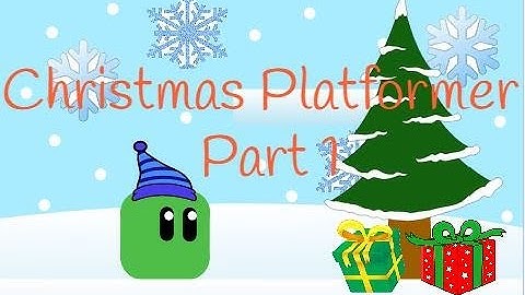 Scratch Tutorial | Christmas Platformer | Part 1 | How to create platfomer game in scratch