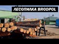 Линия лесопиления BRODPOL Длина бревен 6 м 450 мм (SAWMILL LINE )