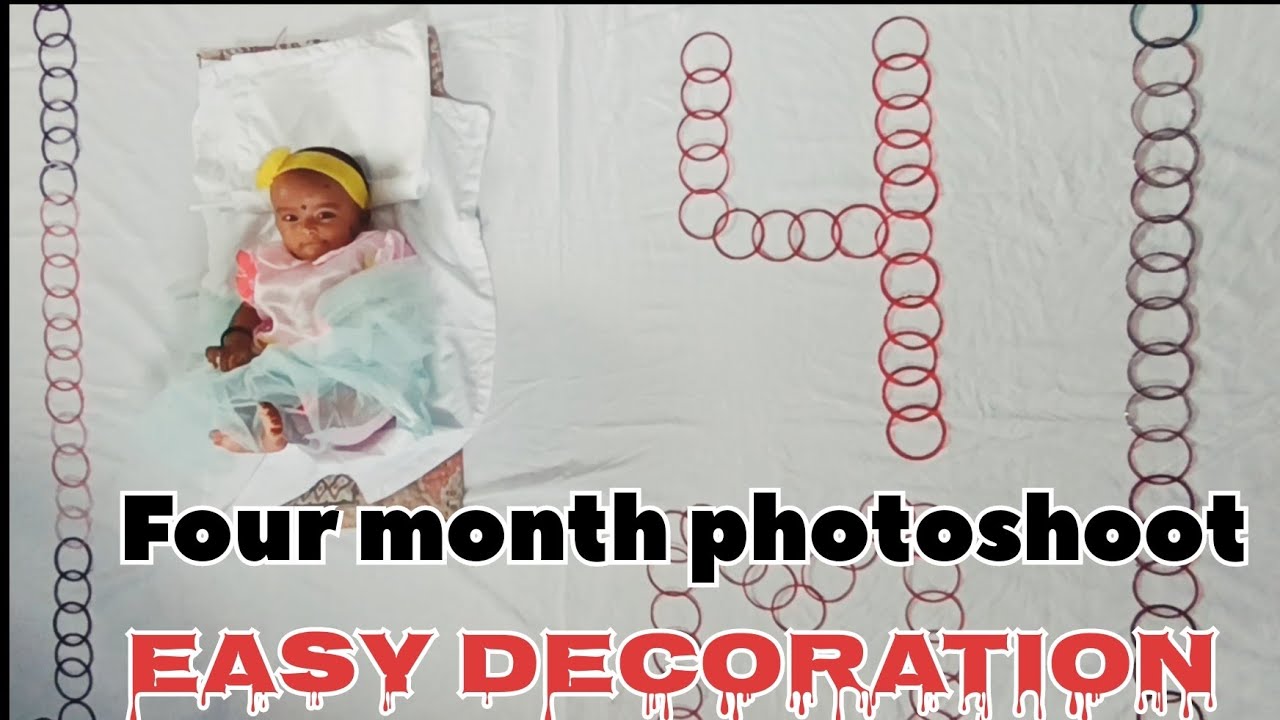 Four Month Baby Photoshoot Monthly Baby Photoshoot Idea At Home Four month baby photoshoot monthly baby photoshoot idea at home