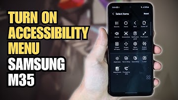 How to Turn On/Off Accessibility menu on Samsung Galaxy M35
