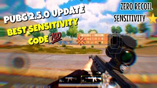 New Update 5th Anniversary Best Sensitivity⭐ | PUBG MOBILE | HUAWEI P30 PRO