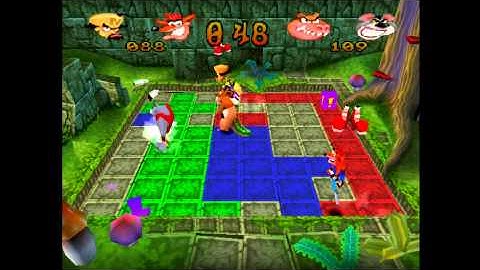 Crash Bash - Pogo Painter Gem (Co-op with PR)