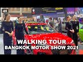 【4K】Bangkok International Motor Show 2021 | Thailand Walking Tour | 24th March 2021