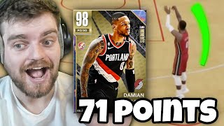 GALAXY OPAL MOMENTS DAMIAN LILLARD IS INCREDIBLE IN NBA 2K23 MyTEAM ONLY 250 TOKENS