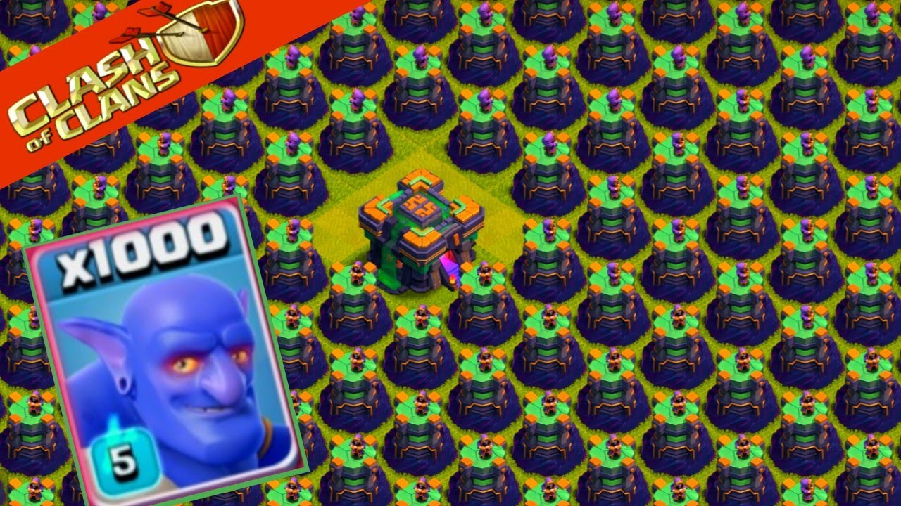 Clash Of Clans | 1000 Bowlers Vs Max Wizard Tower | Mr.Tech