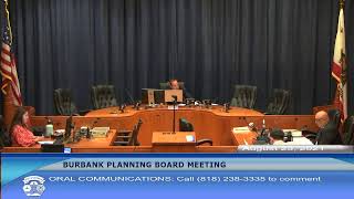 Burbank Planning Board Meeting - August 23, 2021 Burbank Planning Board Meeting - August 23, 2021
