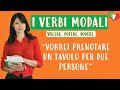  i verbi modali  volere potere dovere  les verbes modaux en italien