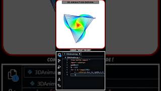 "Create 3D Animation Using Python! 🐍✨ #PythonCode"
