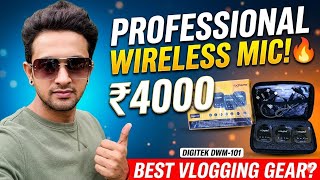 Best Budget Wireless Mic Under ₹4000 😱 Digitek DWM 101 Mic Full Review + Sound Test