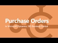 Business Central - Purchase Orders