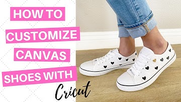 CRICUT EASY PRESS MINI TUTORIAL: How to customize canvas shoes with Cricut