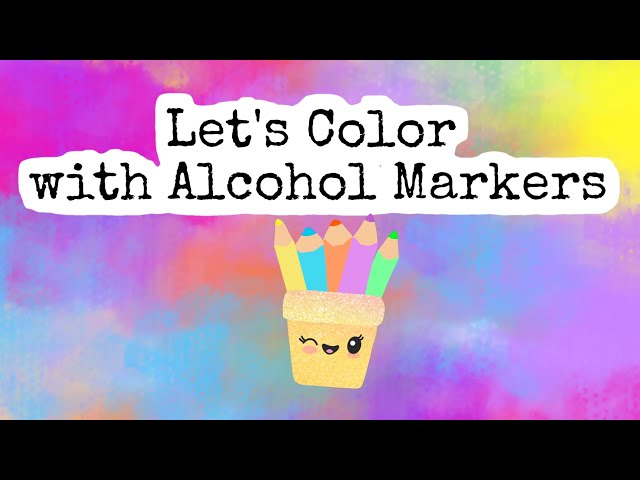 How I shade over a Alcohol Marker base in Adult coloring books 