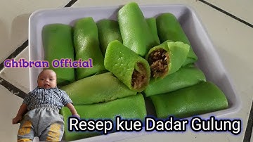 Cara Membuat Kue Dadar Gulung || Ghibran Official