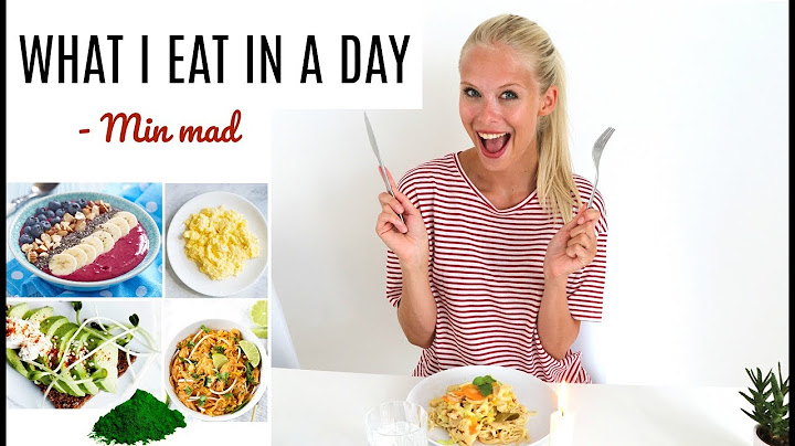 Hvad jeg spiser på en dag | What I eat in a day | Simone Tajmer