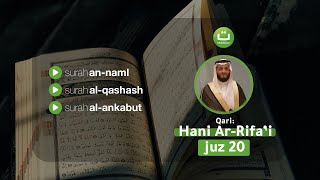 [Juz 20] Surah An Naml, Al Qashash, Al Ankabut - Hani Ar-Rifa'i