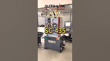 SC-435 CNC Spring Coiling Machine | High-Speed Precision Spring Production