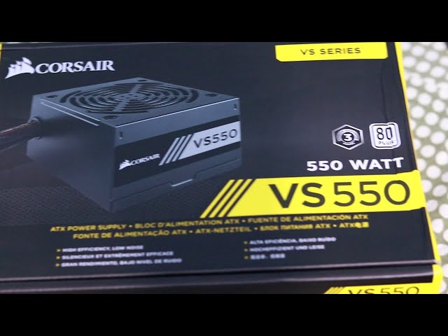 Corsair VS550 550-Watt Supply and Installation Video - YouTube