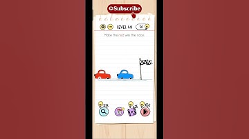 Brain Test | Level 49 | Make the red win the race.