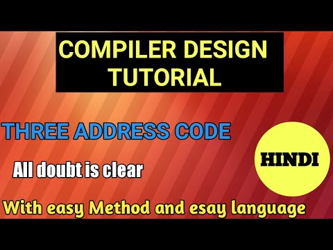 three address code in compiler design /three address code/three address code example/compiler design