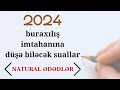 2024 buraxılış imtahanına düşə biləcək suallar/ Natural ədədlər