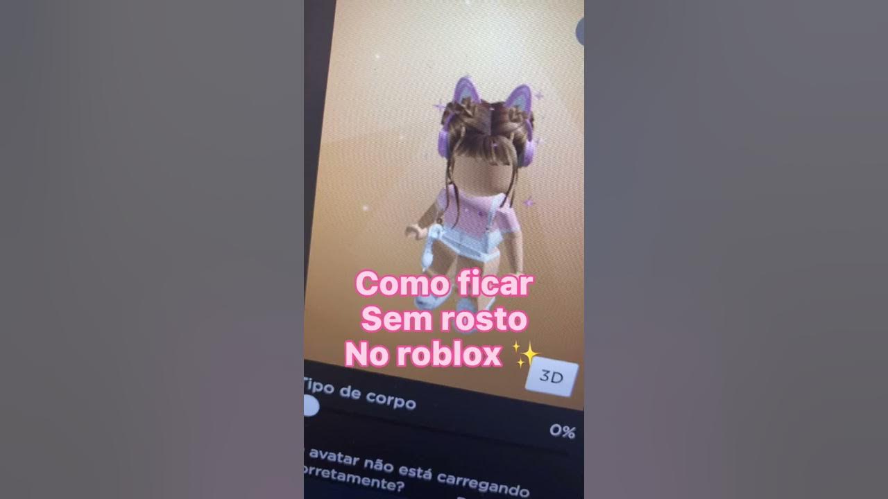 COMO FICAR SEM ROSTO NO ROBLOX GRÁTIS? 